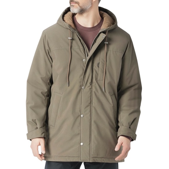 G.H. Bass & Co. Other - GH Bass & Co Men’s Storm Coat Olive Green Size M Waterproof Jacket with Pockets